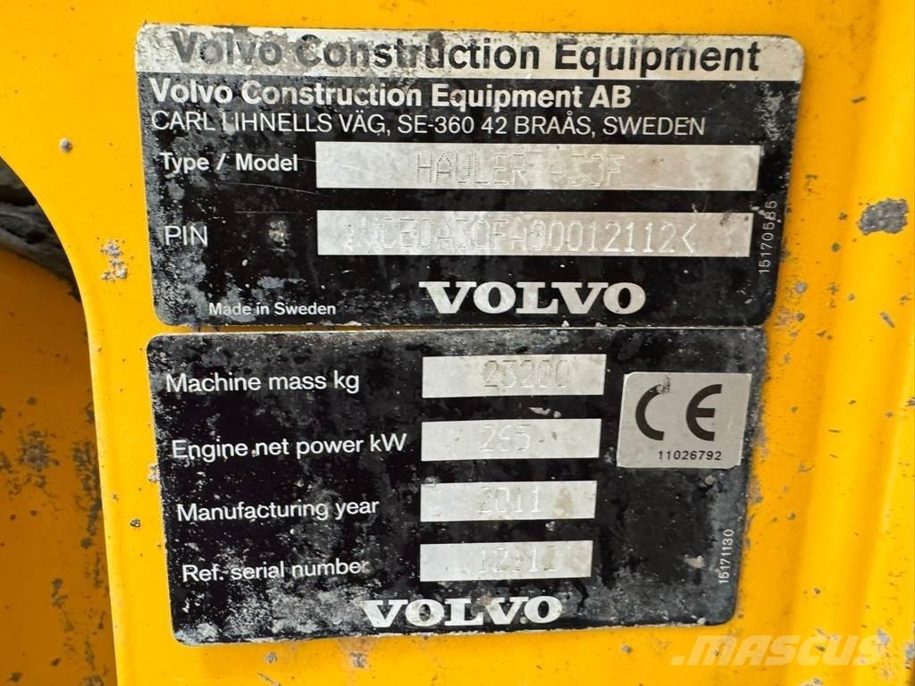 Volvo A30F Articulated Haulers