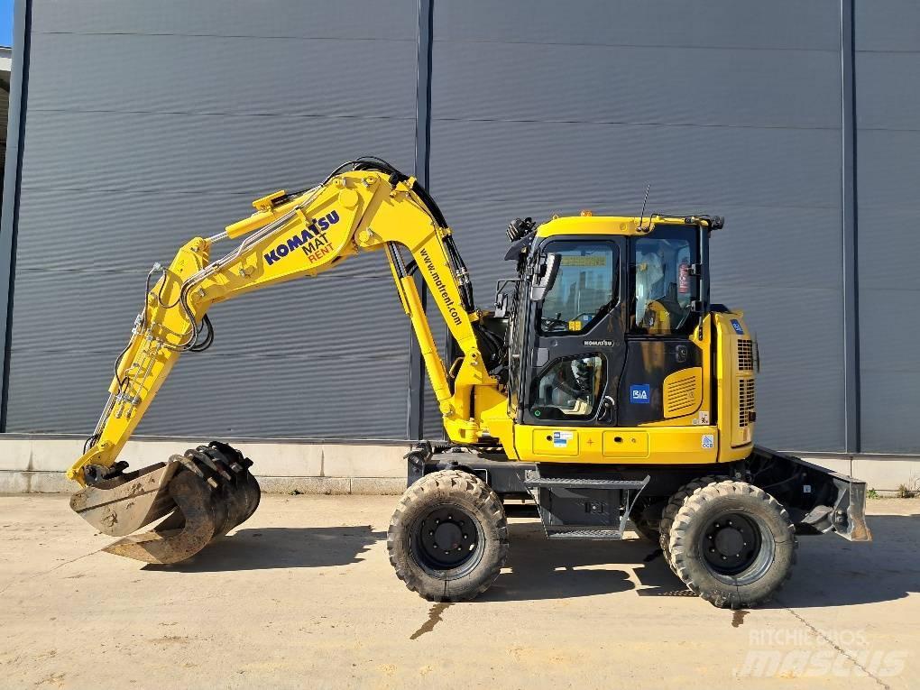 Komatsu PW98MR-11E0 Wheeled excavators