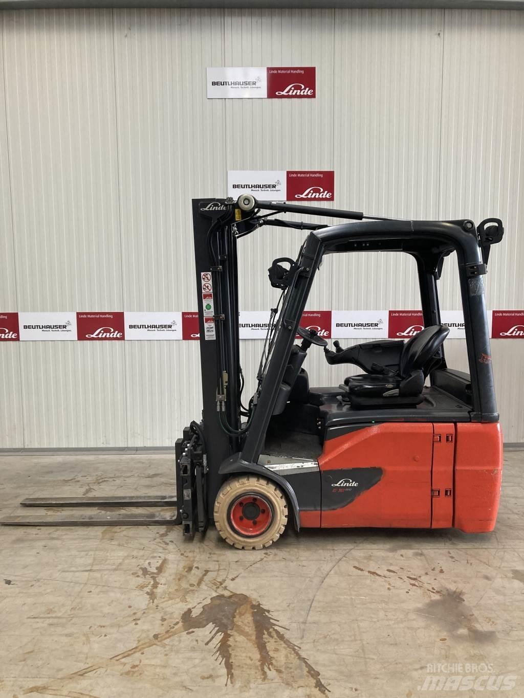 Linde E18 Electric forklift trucks