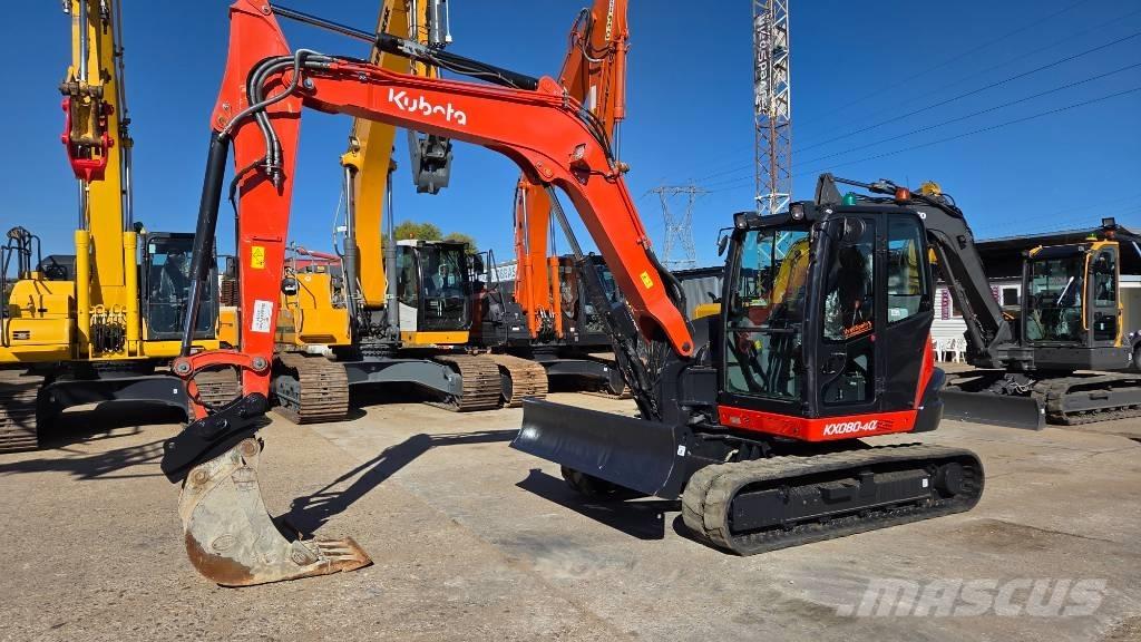 Kubota KX 080-4 Mini excavators  7t - 12t