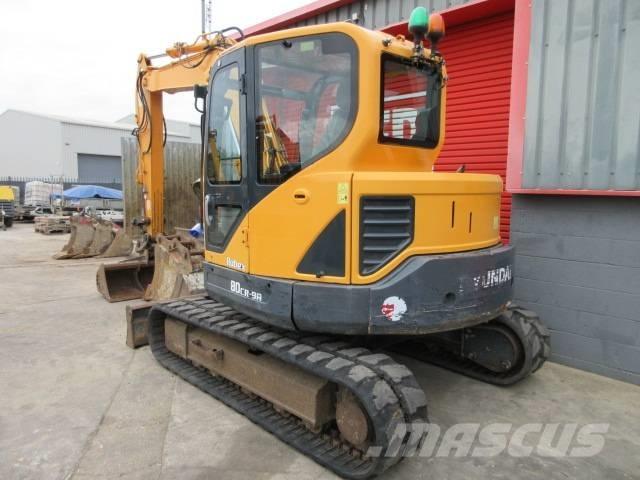 Hyundai R 80 CR-9A Mini excavators  7t - 12t