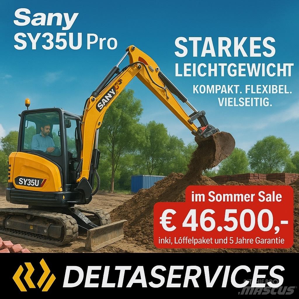 Sany SY 35 U Mini excavators < 7t (Mini diggers)