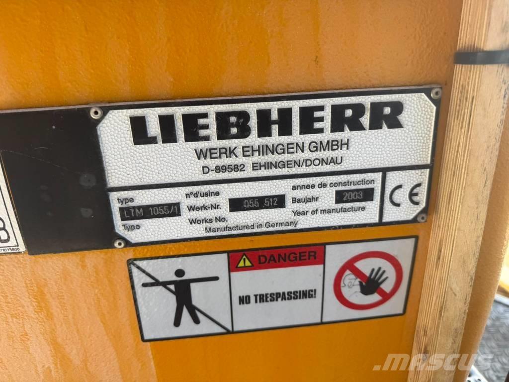 Liebherr LTM 1055-1 All terrain cranes