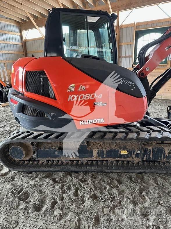 Kubota KX080-4 Crawler excavators