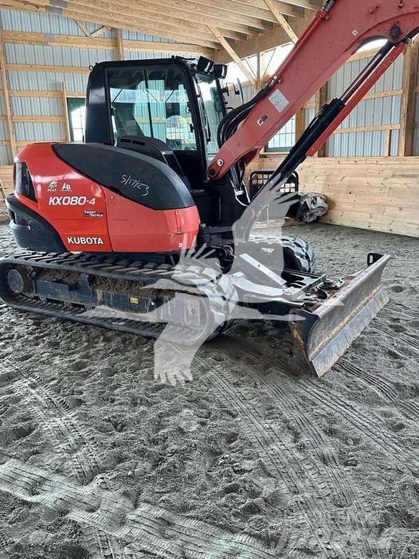 Kubota KX080-4 Crawler excavators