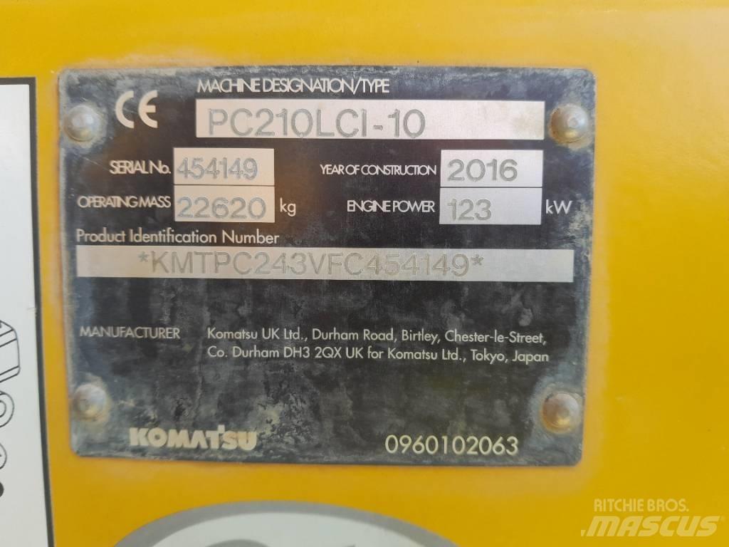 Komatsu PC210LCi-10 Crawler excavators