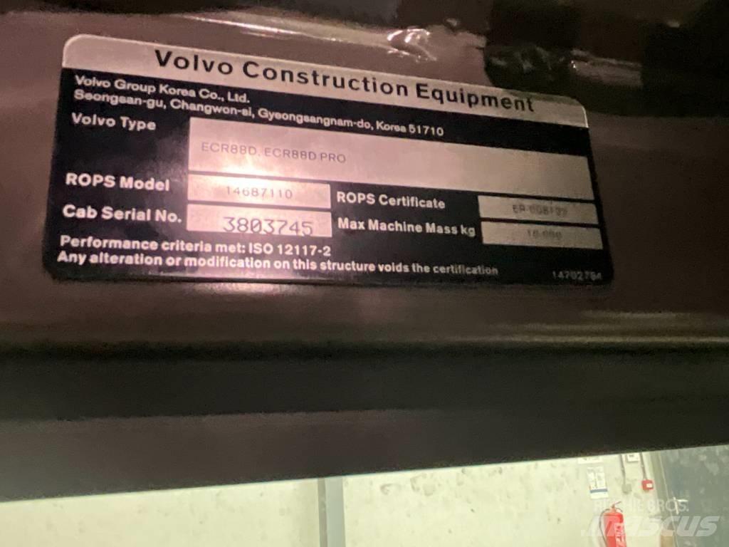 Volvo ECR 88 D Cabins and interior