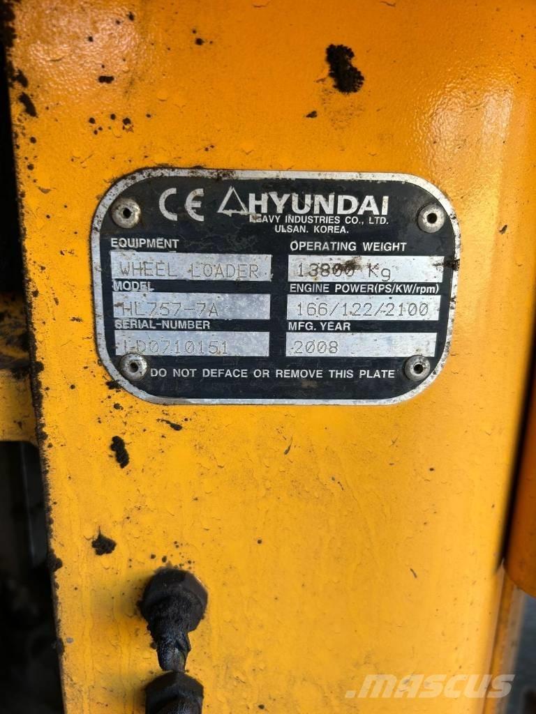 Hyundai HL 757-7 A Wheel loaders