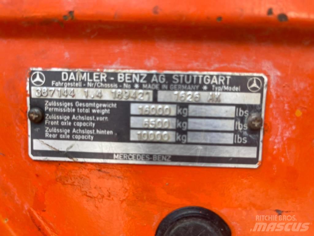 Mercedes-Benz 1626K Truck mounted cranes