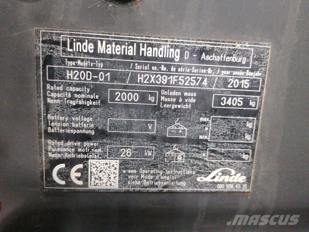 Linde H20D-01 Diesel trucks