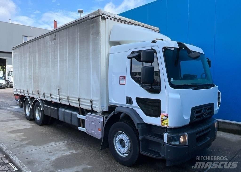 Renault C 380 Curtain sider trucks