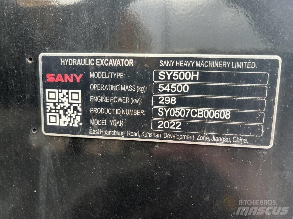 Sany SY 500 H Crawler excavators