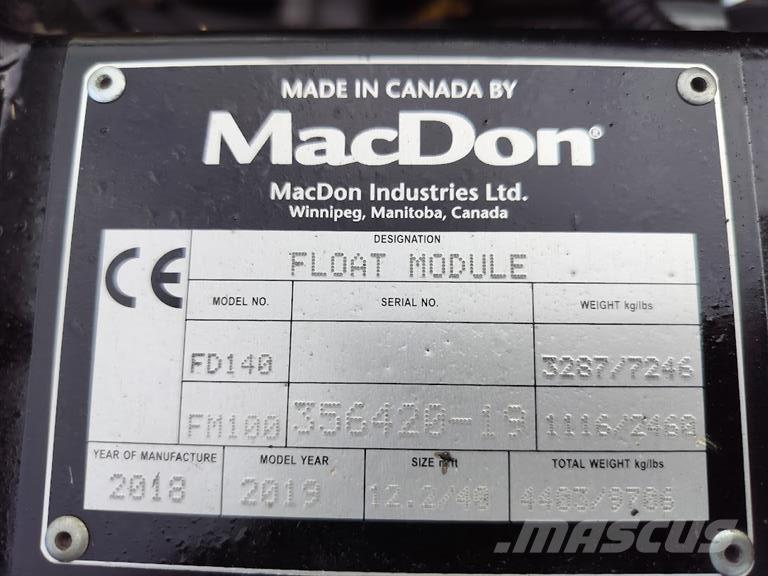 MacDon FD 140 Combine harvester accessories