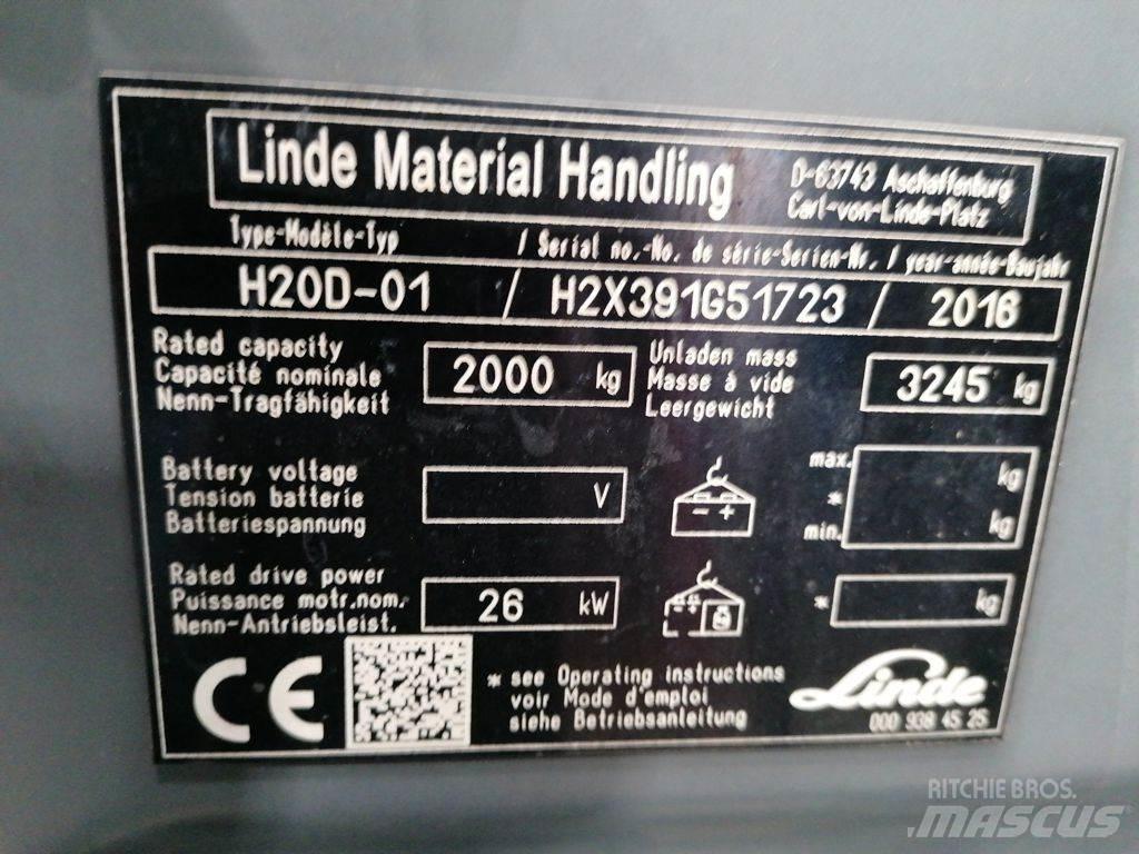 Linde H20D-01 Diesel trucks