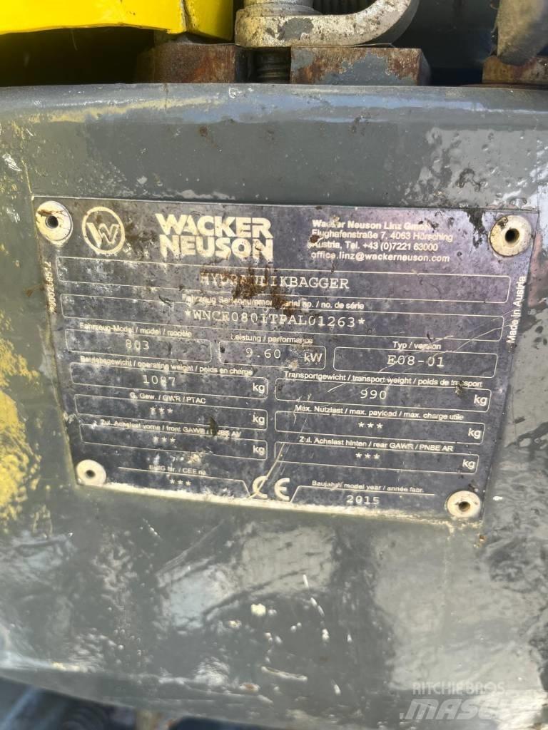 Wacker Neuson 803 RD Mini excavators < 7t (Mini diggers)
