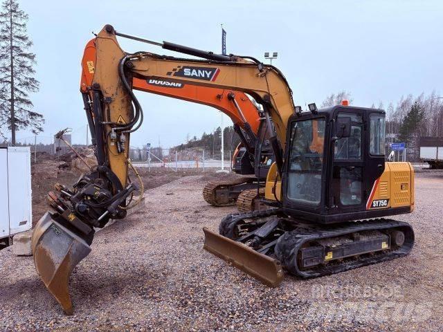 Sany SY75C Mini excavators  7t - 12t