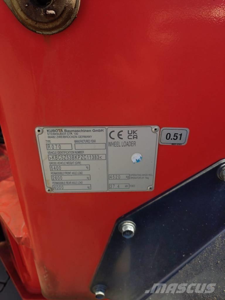 Kubota R 070 Wheel loaders