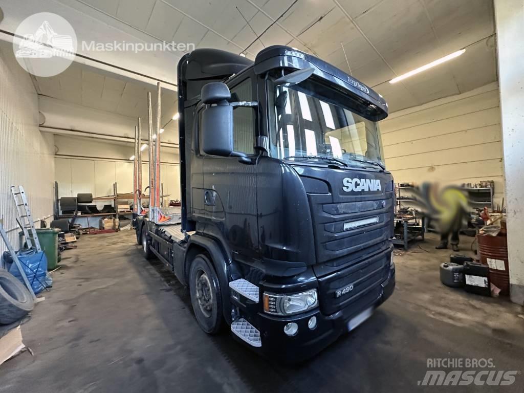 Scania R 490 LB Timber trucks