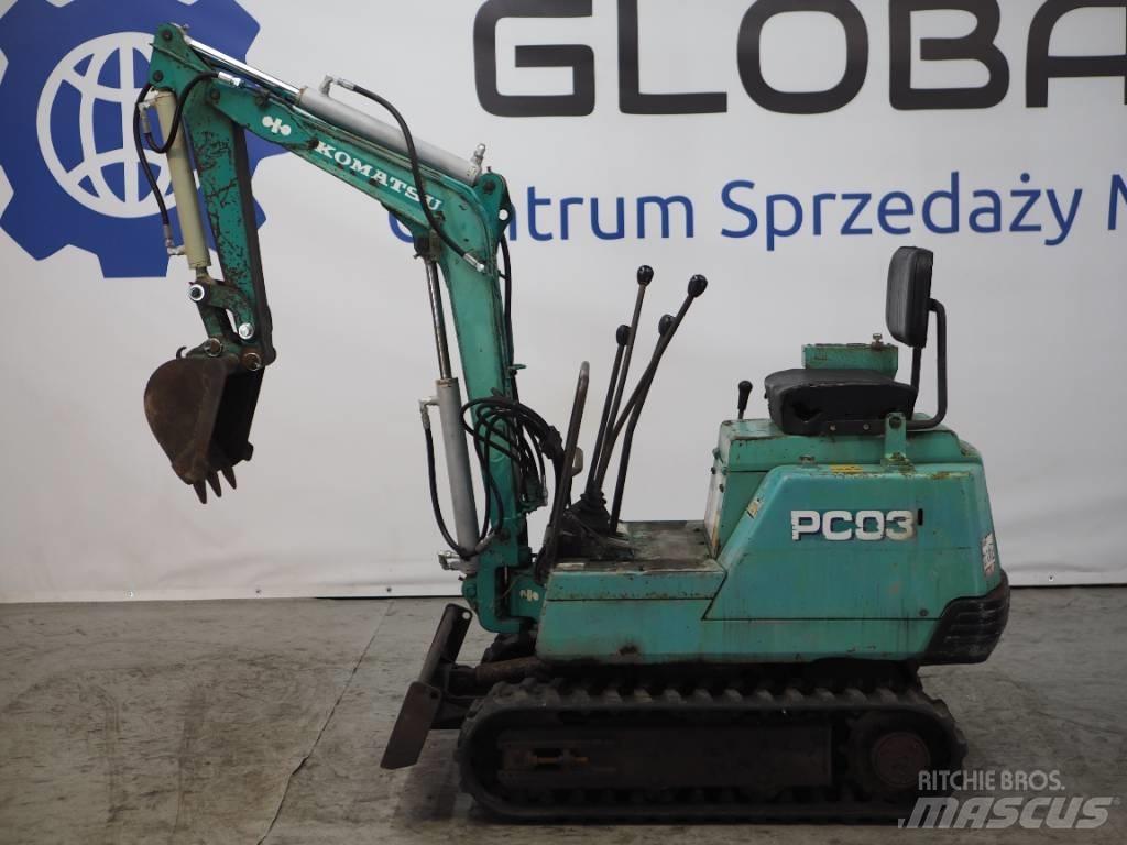 Komatsu PC03-1 Mini excavators < 7t (Mini diggers)