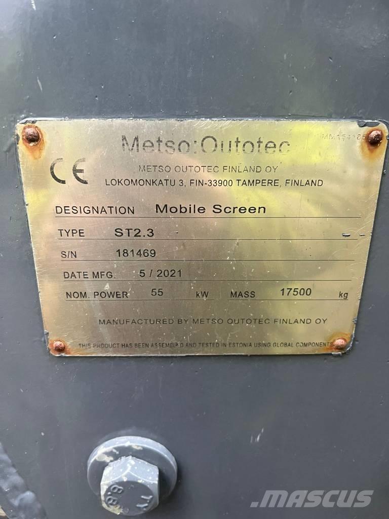 Metso ST2.3 Mobile screeners