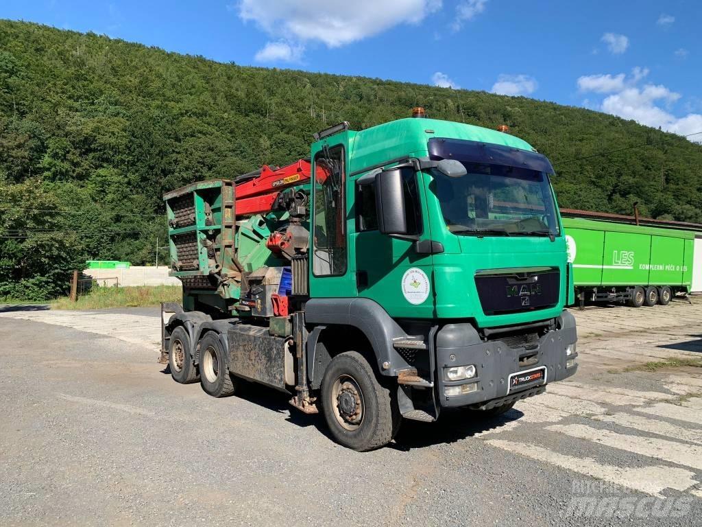 MAN - JENZ TGS 6x4 Wood chippers