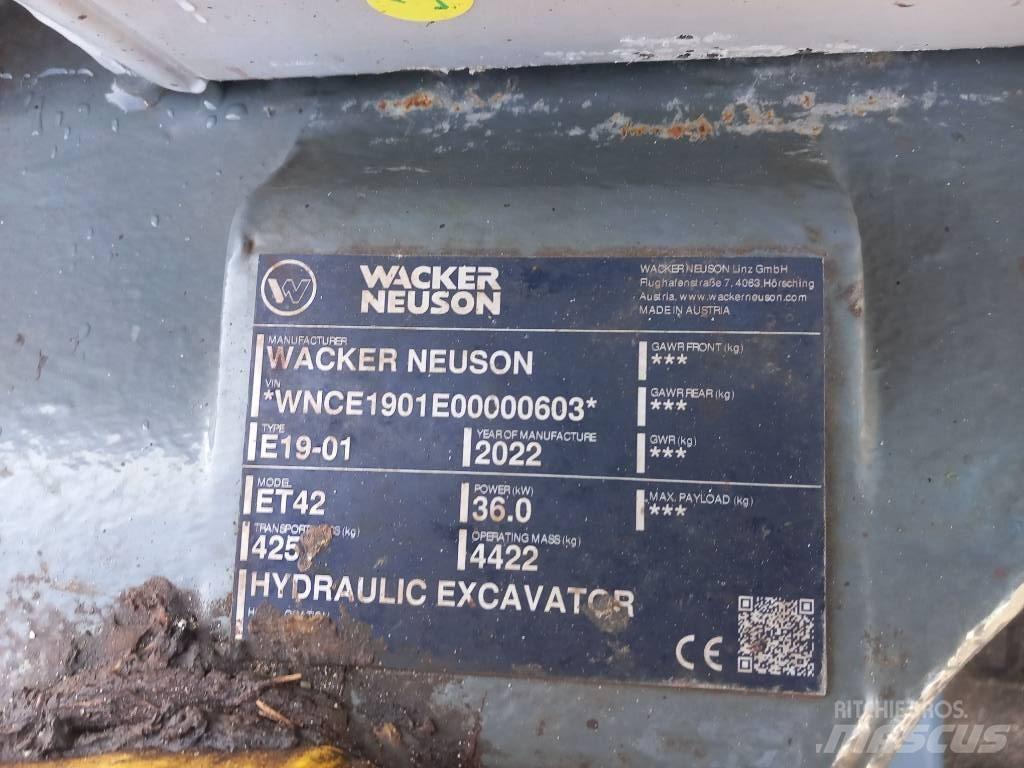 Wacker Neuson ET42 Crawler excavators