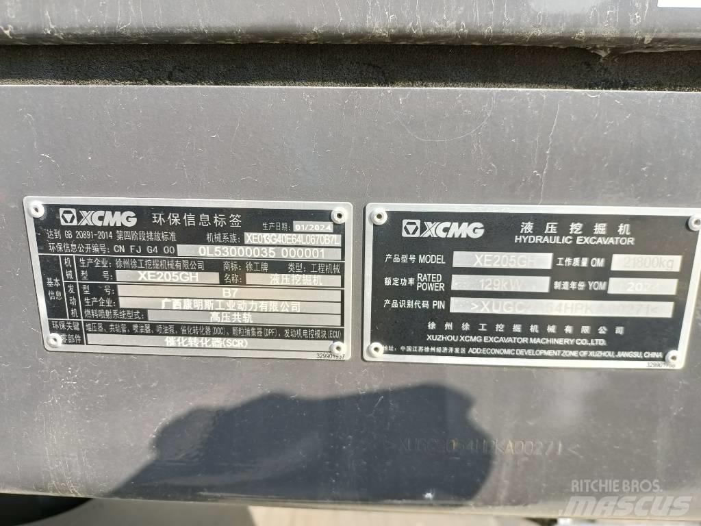 XCMG XE205GH Crawler excavators