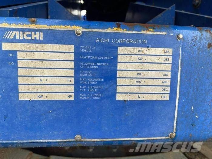 Aichi SR 18A Telescopic boom lifts