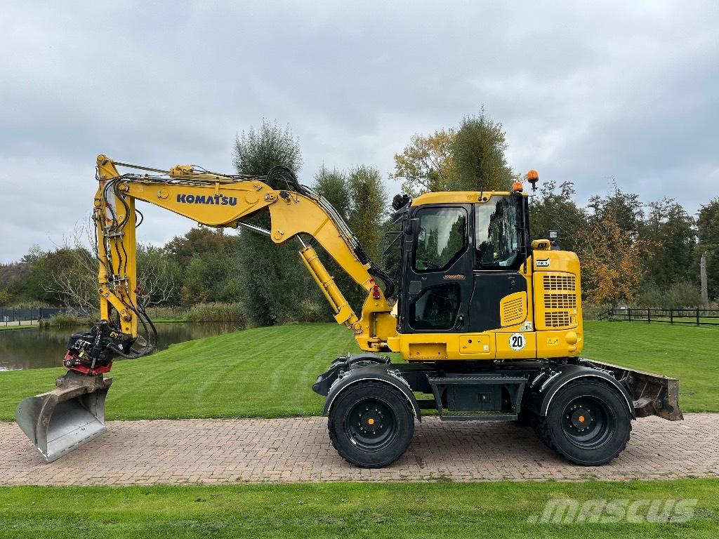Komatsu PW 118 Wheeled excavators