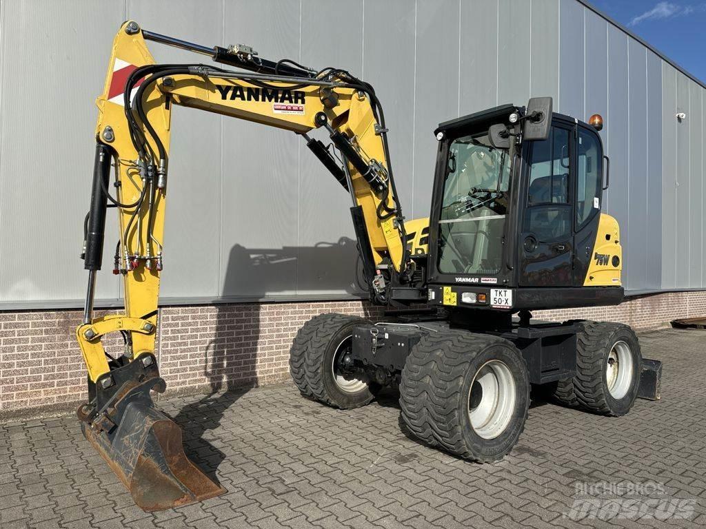 Yanmar B75W Wheeled excavators