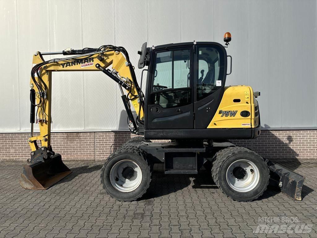 Yanmar B75W Wheeled excavators