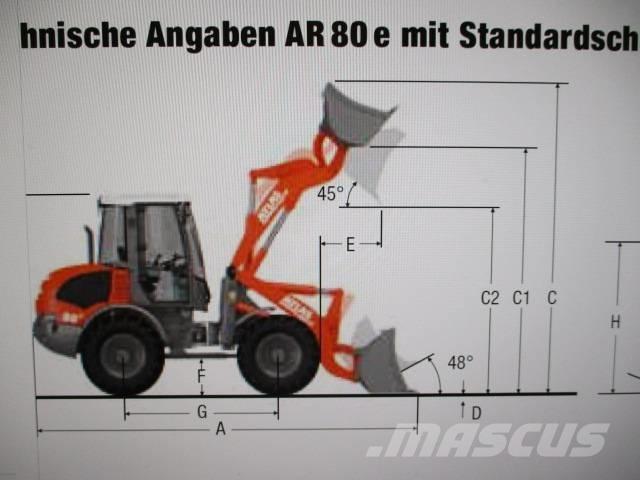 Atlas AR 80 e  70 75 Wheel loaders