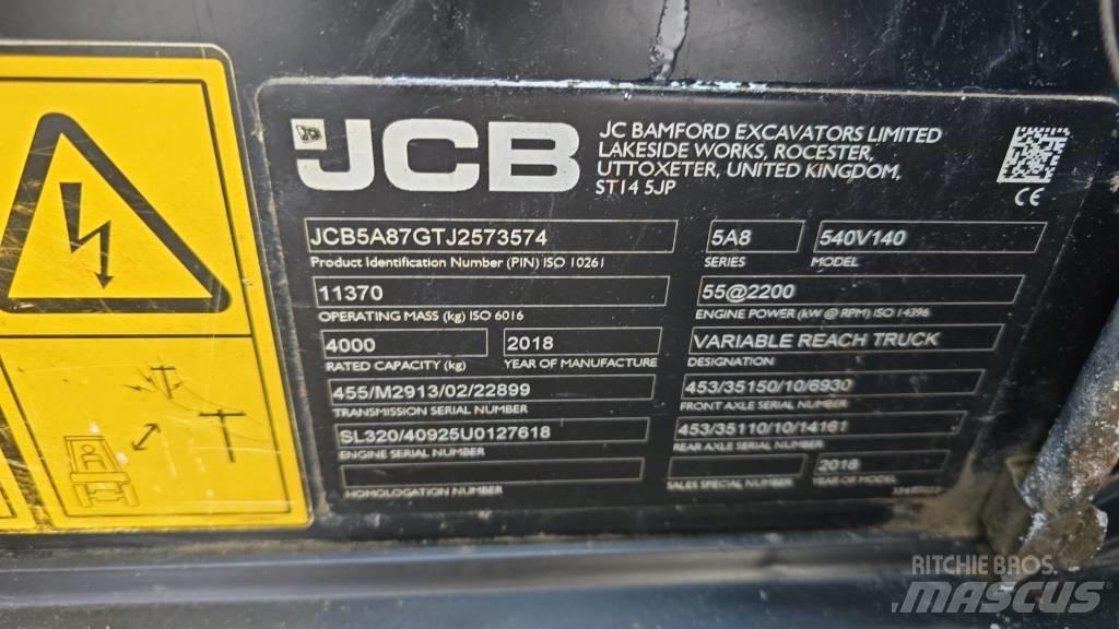 JCB 540-140 Telescopic handlers