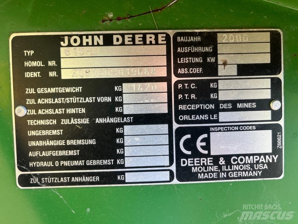 John Deere 2256 Combine harvesters