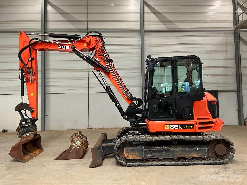 JCB 86 C-1 powertilt Mini excavators  7t - 12t