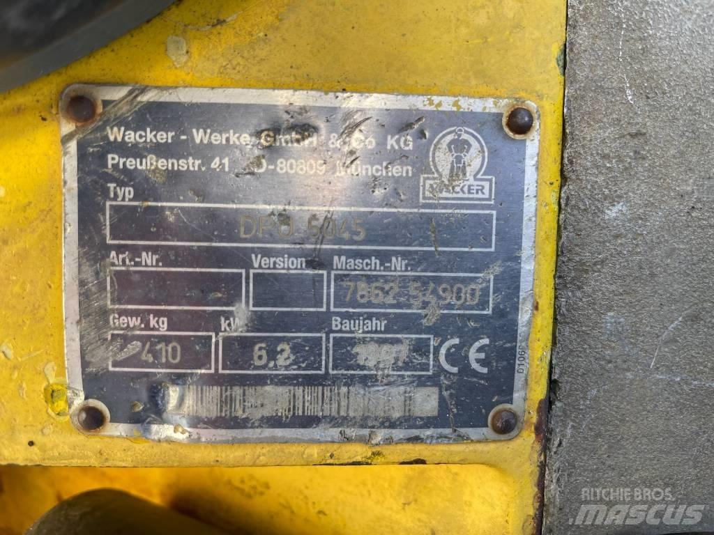 Wacker DPU5045 Plate compactors