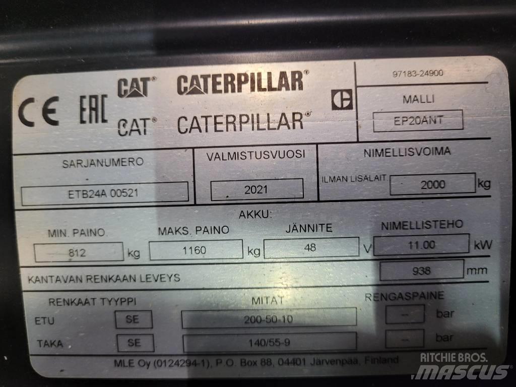 CAT EP20 ANT Electric forklift trucks