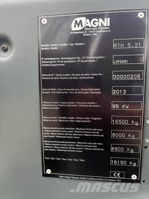 Magni RTH 5.21 Telescopic handlers