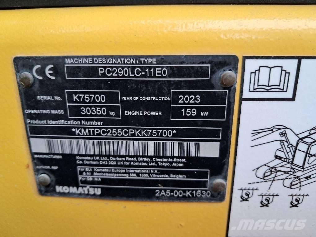 Komatsu PC290LC-11EO Crawler excavators