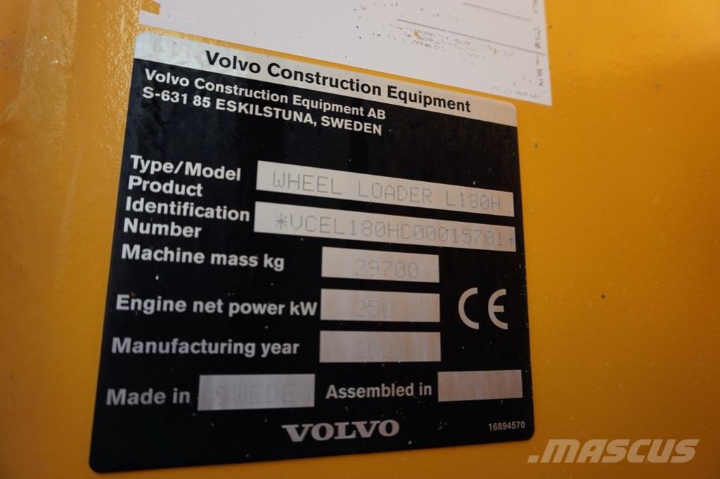 Volvo L 180 H Wheel loaders