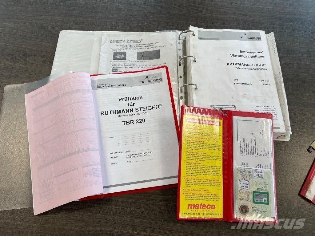 Ruthmann TBR 220 Truck mounted platforms