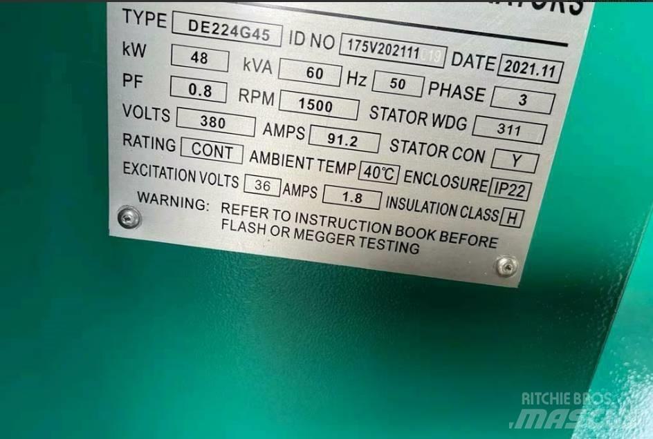  Pheatonn 60KVA Diesel Generators