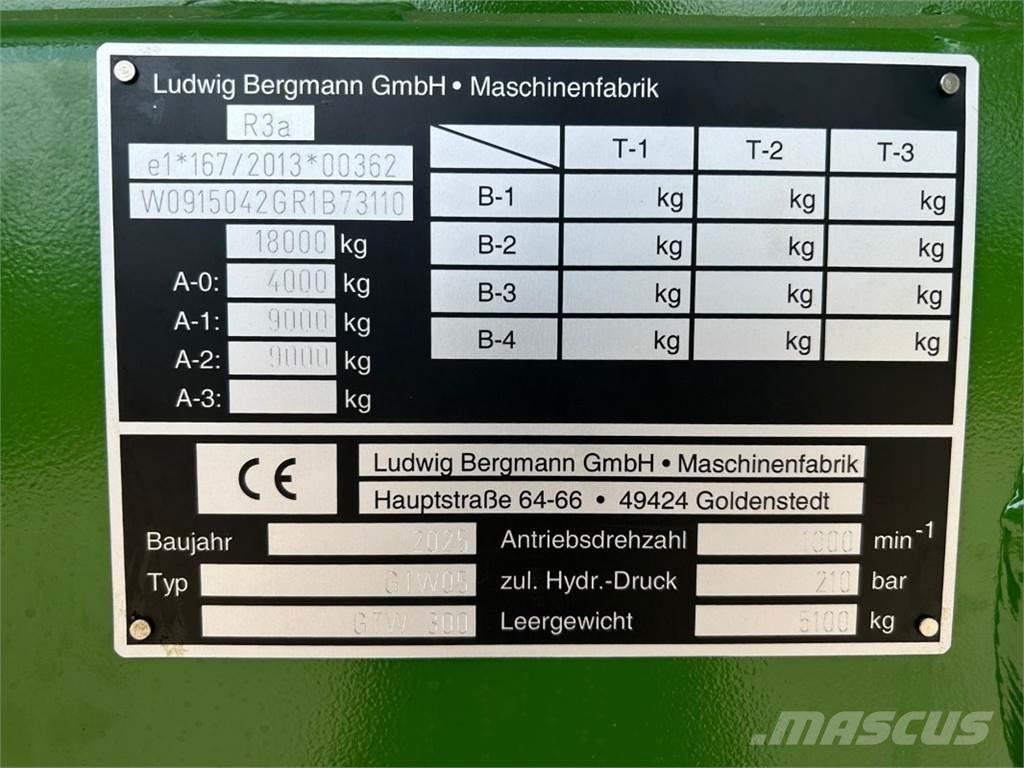 Bergmann GTW 300 Self-loading trailers