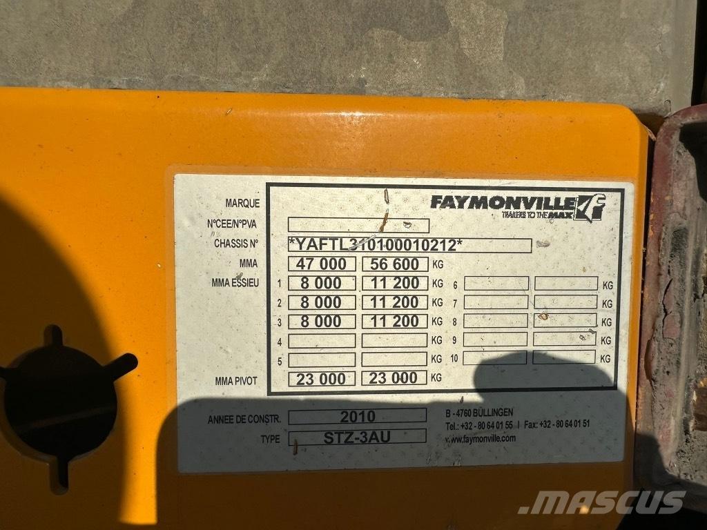 Faymonville STZ-3AU Low loader-semi-trailers