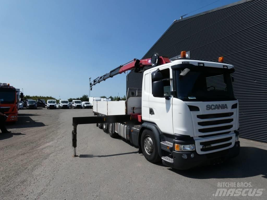 Scania G 450 Truck mounted cranes