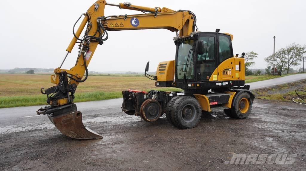 Hydrema MX 16 Rail Wheeled excavators
