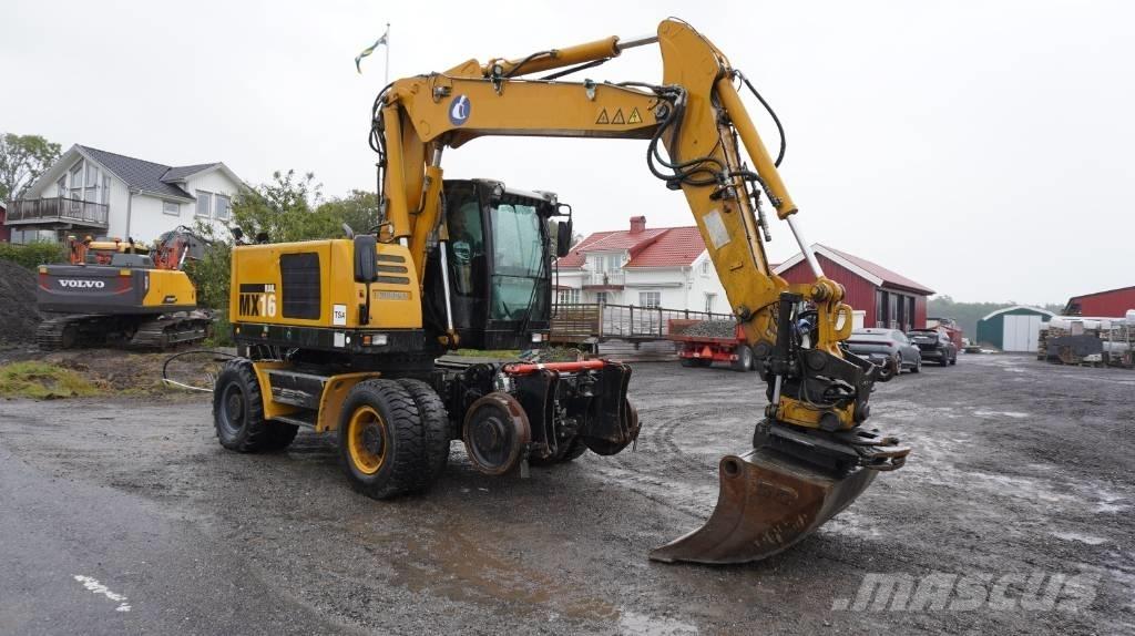 Hydrema MX 16 Rail Wheeled excavators