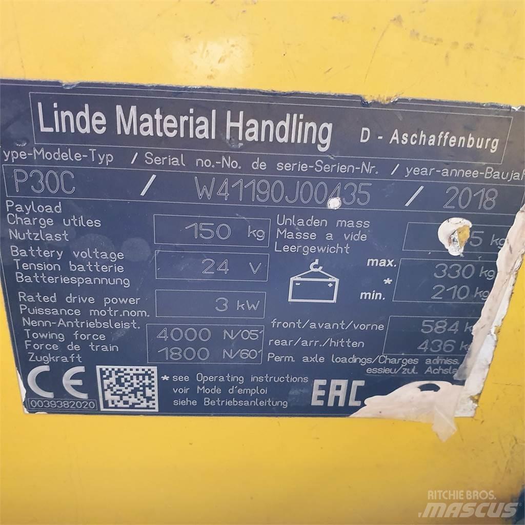 Linde P30C Tow truck