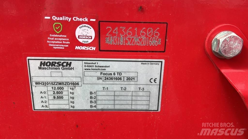 Horsch Focus 6 TD Drills