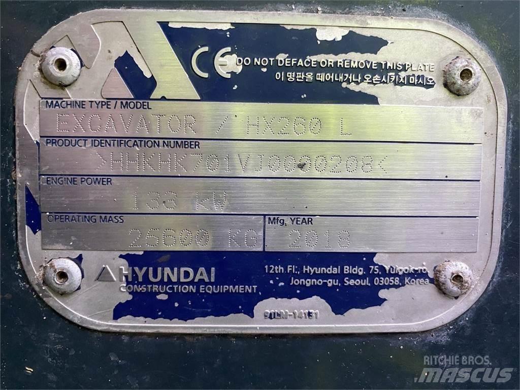 Hyundai HX260 Crawler excavators